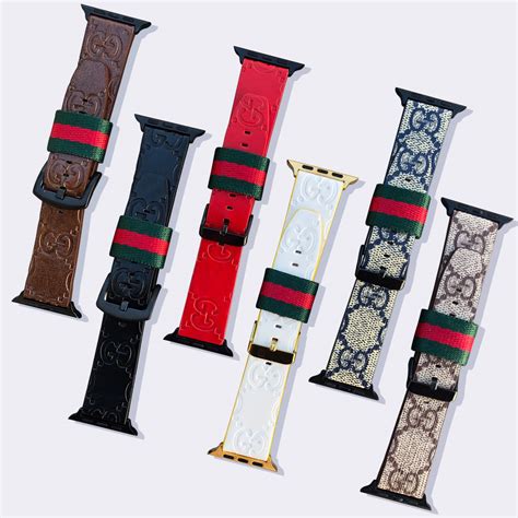 gucci apple watch band men's|luxury apple watch bands gucci.